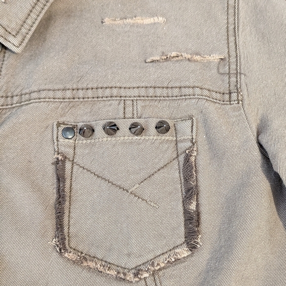 Led Zeppelin Beige Jean Jacket - Picture 6 of 7